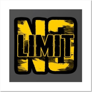 No Limit- Positive Mindset Posters and Art